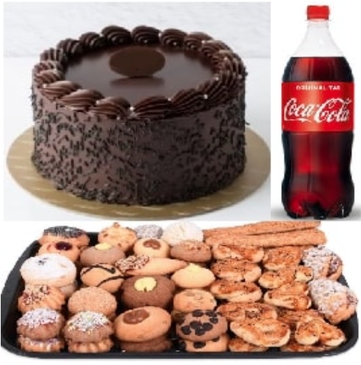 1 Litre Kola Dahil 4 Kişilik Pasta Menüsü Karaman pasta siparişi