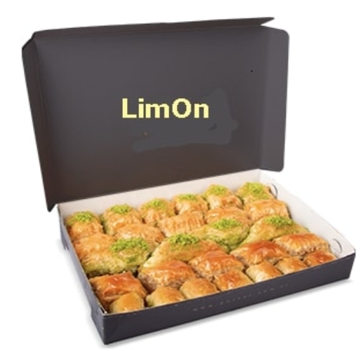 1000 Gr ( 1 Kg ) Karışık cevizli ve fıstıklı Baklava Karaman pasta sipariÅŸi