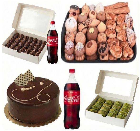 2x1 Litre Kola Dahil 6-9 Kişilik Menü Karaman pasta siparişi