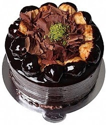 4 ile 6 kişilik Profiterollü Yaş pasta Karaman pasta sipariÅŸi