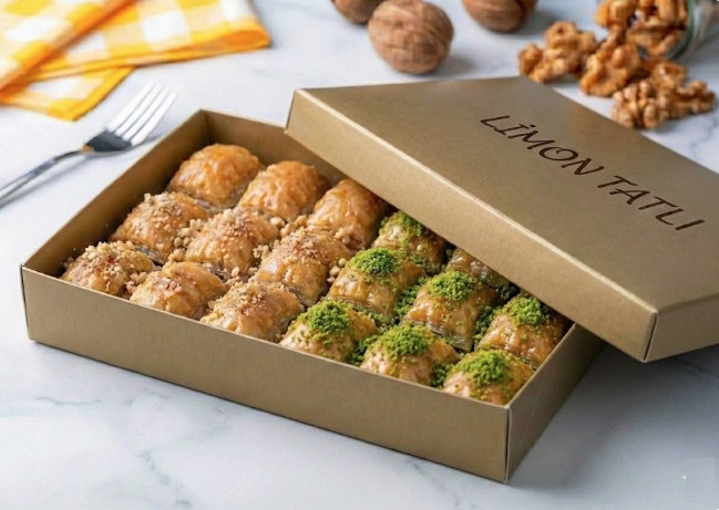 Hafif Lezzetli 1 kg Karışık Baklava Karaman pasta siparişi