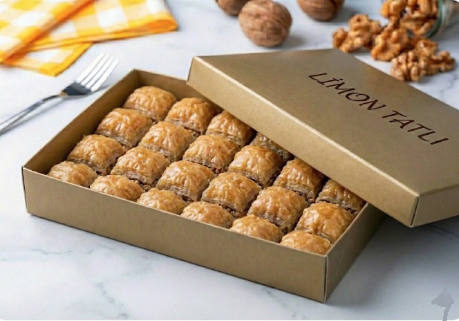 Hijyenik Üretim 2000 Gr Çıtır Çıtır Baklava Karaman pasta siparişi