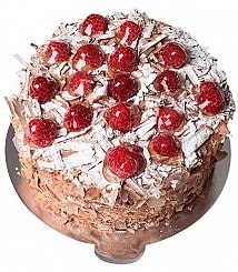 Katıksız 6–9 Kişilik Çikolatalı Frambuazlı Yaş Pasta Karaman pasta siparişi