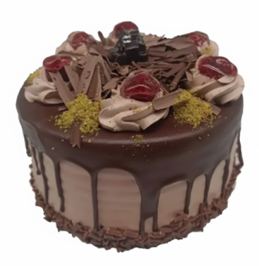 Tatlı Kutlama Hazırlığı 6-9 Kişilik Çikolatalı Pasta Karaman pasta siparişi