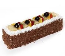 Taze Aromalı 4-6 Kişilik Karışık Meyveli Baton Pasta Karaman pasta siparişi